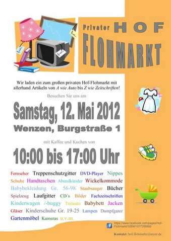 Großer Hof Flohmarkt am 12.05.12